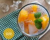Foto langkah ke 1 dari resep Es Mangga Selasih #pr_esbuah.