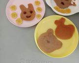 Foto langkah ke 3 dari resep Pancake Karakter Sat Set.