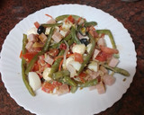 Foto del paso 5 de la receta: Ensalada de judías verdes con tomate, mozzarella, jamón cocido y huevo duro