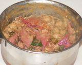 A picture of step 8 of A lunch to kill for--  Beetroot masala Parantha with chickpea beetroot masala curry.