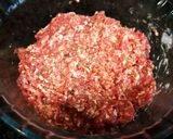 Foto del paso 1 de la receta: Hamburguesa al curry con ensalada de repollo y semillas al tomillo