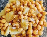 A picture of step 2 of Chattpatti Sweet Potato Chaat 😋😍.