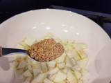 2 da opción de budín integral con manzanas 🍏y caramelo 😍