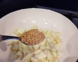 Foto del paso 2 de la receta: 2 da opción de budín integral con manzanas 🍏y caramelo 😍