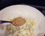 Foto del paso 2 de la receta: 2 da opción de budín integral con manzanas 🍏y caramelo 😍