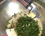 A picture of step 2 of Chicken Gyros.