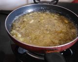 A picture of step 2 of Aam ki meethi chutney.