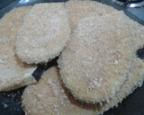 Foto del paso 2 de la receta: Milanesas de berenjena, sin gluten y sin huevo... con aquafaba!