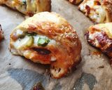 Sonkás-kukoricás és magyaros háromszög recept fázis 10 fotója