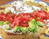 Foto del paso 4 de la receta Tortitas saladas de jamón York y champiñón rellenas de aguacate y tomate