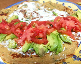 Foto del paso 4 de la receta: Tortitas saladas de jamón York y champiñón rellenas de aguacate y tomate