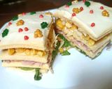 Foto del paso 3 de la receta: Pionono de Jamón, Rúcula Queso y Choclo