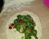A picture of step 4 of Spinach Fatayer.