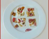 A picture of step 4 of Fruity nutty frozen yogurt bars.