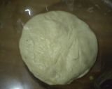 A picture of step 4 of Pepperoncini,bell pepper,easy peel sausage in boboli pizza crust.