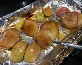 Une image de l'étape 4 de Pommes fumées au sirop d’érable.