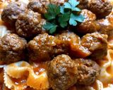 Foto del paso 4 de la receta: Pasta Seca con Salsa de Albóndigas de Carne