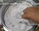A picture of step 4 of Soft Ragi puttu.
