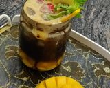 A picture of step 3 of Butterscotch mango mojito.