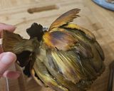 鹽焗朝鮮薊 Salt-Baked Artichokes的食譜步驟7照片