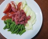 Hình bước làm 2 của món Salad mùa xuân