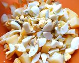 A picture of step 2 of Chicken, Potato, and Hard-Boiled Egg Salad.