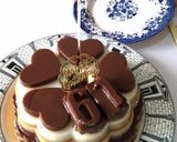 Foto langkah ke 4 dari resep Puding Lapis Tiramisu Ulang Tahun.