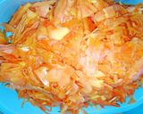 Gambar langkah 1 resipi Betik Muda Goreng.