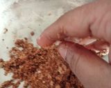 A picture of step 2 of Roti ladoo.