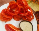 A picture of step 4 of Cheetos Onion Rings.