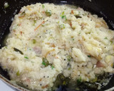 A picture of step 6 of Rava Upma.