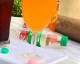 A picture of step 3 of Fanta moctail.