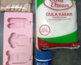 Gambar langkah 1 resipi Nutty dalgona candy.