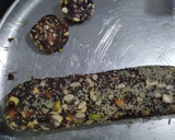 A picture of step 10 of Dates and dryfruits roll.