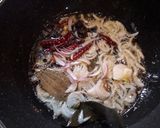 A picture of step 3 of Pineapple biryani very authentic flavor.