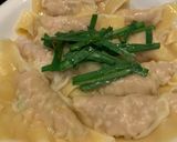 A picture of step 4 of Dumplings with Oyster Sauce.