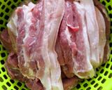 Hình bước làm 1 của món Thịt heo một nắng