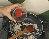 A picture of step 2 of Beetroot veggie burger.