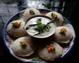 A picture of step 2 of Idli coconut chutney.