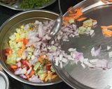 A picture of step 3 of Whole moong salad.