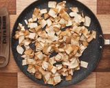 A picture of step 2 of Lebanese Fattoush with Pomegranate Molasses.