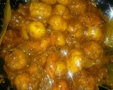 A picture of step 10 of New season ke aloo dum.