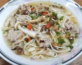 รูปขั้นตอนการทำที่ 4 ของ ข้าวต้มเห็ดหมูสับ