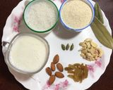 A picture of step 1 of Shahi Suji Halwa.