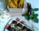 Foto langkah ke 6 dari resep Dadar Gulung Coklat Isi Pisang Coklat.