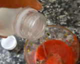 A picture of step 5 of Strawberry pomegranate mocktail.