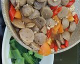 Foto langkah ke 4 dari resep Cah pakcoy baso bawang putih.