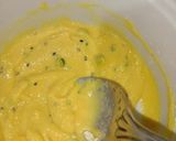 A picture of step 5 of Bok phool or heron flower Pakoda.