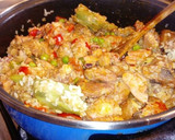 Foto del paso 10 de la receta: Arroz con costillas, pulpo, verduras y aguacates