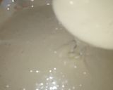 A picture of step 2 of Eggless pancake.